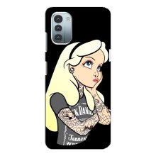 Чохол з друком для Nokia G11 - (Мода) (AlphaPrint) (Дівчина в тату)