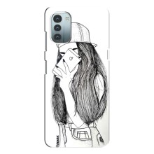 Чохол з друком для Nokia G11 - (Мода) (AlphaPrint) (Фото дівчини)