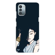 Чохол з друком для Nokia G11 - (Мода) (AlphaPrint) (Гарна дівчина)