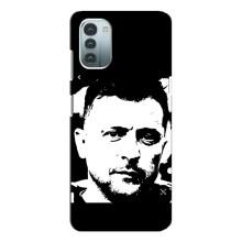 Чехол для Nokia G11 (AlphaPrint - с принтом Зеленского) – Зеленский АРТ
