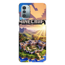 Чохол з картинками Майнкрафт для Нокіа Дж11 – Minecraft