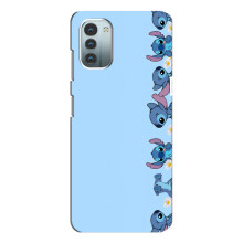 Чехол с принтом Стич на Nokia G11 (Стич фон)