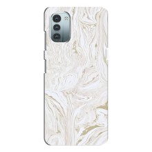 Мраморний чехол на Nokia G11 (VPrint) (Білий мрамор)