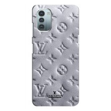 Текстурный Чехол Louis Vuitton для Нокиа Джи 11 – Белый ЛВ