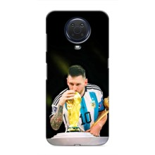 Чохли для Nokia G20 (Leo чемпіон) (AlphaPrint) (Кубок Мессі)