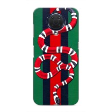 Чохли  GUCCI для Нокіа Джи20 (AlphaPrint) (Gucci змія)