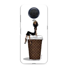 Чехлы Луи Витон для Nokia G20 (AlphaPrint - LOUIS VUITTON) (кофе LOUIS VUITTON)