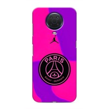 Чохли PSG для Nokia G20 (AlphaPrint) (яскравий ПСЖ)