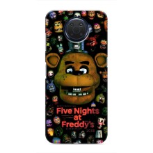 Чехлы Пять ночей с Фредди для Нокиа Джи 20 (Freddy)