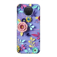 Чохли з квітами для Nokia G20 (VPrint) (Дизайн квітів)