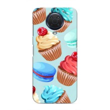 Чохли з фруктами для Nokia G20 (VPrint) (Кексики)