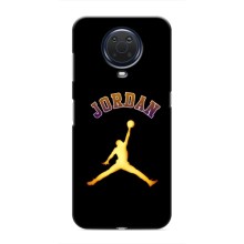 Чохли для Nokia G20 - з картинкою JORDAN (AlphaPrint) (Jordan Gold)