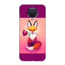 Чохли з картинкою Лисичка для Nokia G20 (VPrint) (Лиса з трояндою)