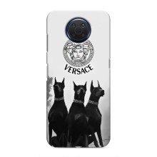 Чехлы VERSACE для Нокиа G20 (PREMIUMPrint) (Доберман Версаче)