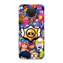 Чехол для Nokia G20 Бравл Старс (VPrint)