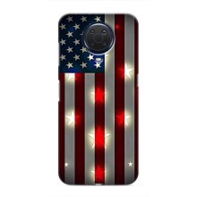 Чехол Флаг USA для Nokia G20 (Флаг США 2)