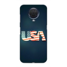 Чехол Флаг USA для Nokia G20