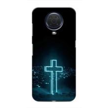 Християнські Чохли для Nokia G20 (AlphaPrint) (Хрест і місто)