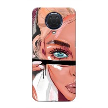 Чехол с печатью для Nokia G20 - (Мода) (AlphaPrint) – Макияж