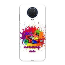 Чохли Амонг Ас для Nokia G20 (AlphaPrint) (Яскравий АмонгАс)