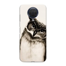 Чохол з пташками на Nokia G20 (VPrint) (Сова)
