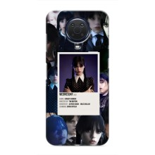 Чохли Венсдей на Nokia G20 Уенсдей (AlphaPrint) (колаж Венздей)