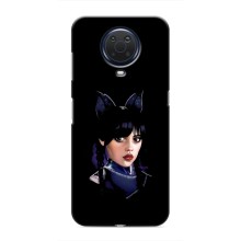Чохли Венсдей на Nokia G20 Уенсдей (AlphaPrint) (серйозна Венздей)