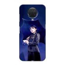 Чохли Венсдей на Nokia G20 Уенсдей (AlphaPrint) (Венздей з парасолькою)