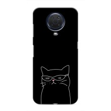 Чохол з малюнком кіт на Nokia G20 (Байдужий кіт)
