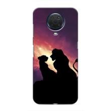 Чехол Король лев на Нокиа G20 – Симба и Налу