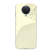Чохол квітковий дизайн для Nokia G20 – Зелений фон