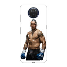 Чехол с картинкой Александр Усик для Nokia G20 – Усик на белом