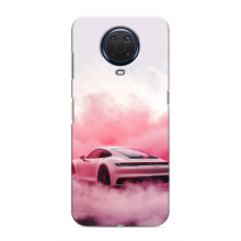 Чохол з авто Порше для Nokia G20 – Рожевий Порше