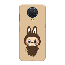 Чехол с Лабубу на Nokia G20 – Коричневый Лабубу