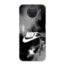 Чохол з логтипом Найк на Nokia G20 (Найк димчастий)