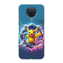 Чохол з Пікачу на Nokia G20 (Лого Пікачу)