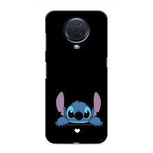 Чохол з принтом Стіч на Nokia G20 – Стіч на чорному