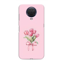 Чохол з розовим принтом для Nokia G20 (Букет квітів)