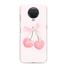 Чохол з розовим принтом для Nokia G20 (Рожеві вишні)
