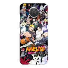 Купить Чехлы на телефон с принтом Anime для Нокиа Джи 20 (Наруто постер)