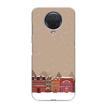 Новорічні, Святкові Чохли для Nokia G20 - 2024 год (Зимове місто)