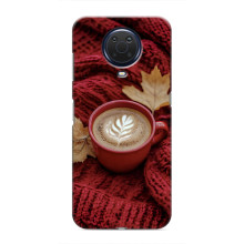 Чохол з унікальним дизайном 'Осінь з кавою' для Nokia G20 – Кава на ковдрі