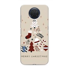 Рождественские Чехлы для Nokia G20 (VPrint) (Merry Christmas)