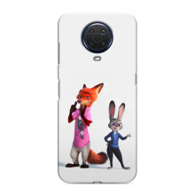 Силіконовий чохол з принтом Зоотрополіс для Nokia G20 – Джуді і Нік
