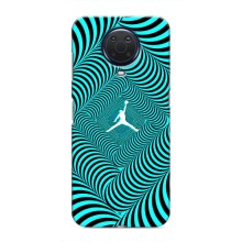 Силиконовый Чехол Nike Air Jordan на Нокиа Джи 20 (Jordan)