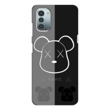 Чехлы для Nokia G21 - Bearbrick Louis Vuitton (PREMIUMPrint) (БеарБрик глаза)