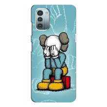 Чехлы для Nokia G21 - Bearbrick Louis Vuitton (PREMIUMPrint) (Плач Bearbrick)