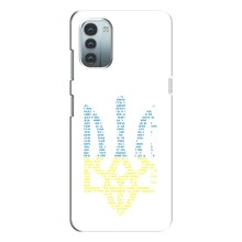 Чохли для Nokia G21 Укр. Символіка (AlphaPrint) – Герб з букв