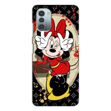 Чехол Disney Mouse Nokia G21 (PREMIUMPrint) – Минни peace