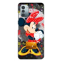 Чехол Disney Mouse Nokia G21 (PREMIUMPrint) – Minni с бантиком